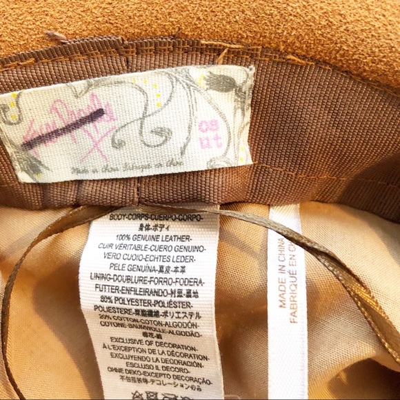 Free People Tennessee Suede Floppy Bucket Hat - Picture 5 of 5